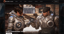 Desktop Screenshot of gearsofwar.xbox.com